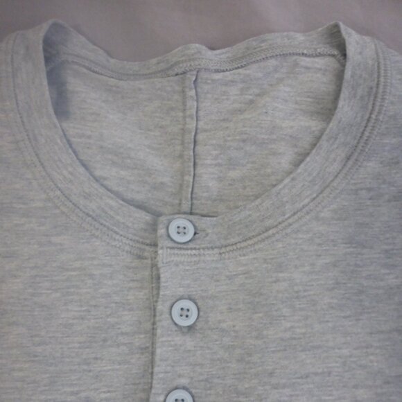 Mens Lululemon Vintage Henly L/S T-shirt - Picture 2 of 4